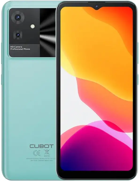 Смартфон Cubot Note 21 6/128 GB Global (Green), 50+2/8 Мп, Unisoc Tiger T606, 6.56" IPS, 5200 мА·год
