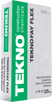 Клей C2TES1 для плитки високоеластичний посилений Teknofay Flex (сірий) - 25кг