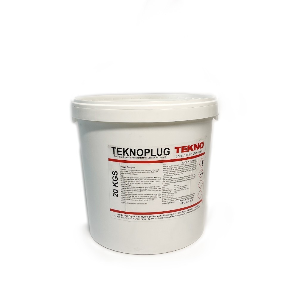 Гідропломба для миттєвої зупинки активного протікання води Teknoplug - 20 кг