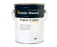 Фарба для дерева Bionic-House Aqua Color UV-protect 10 л Безбарвна