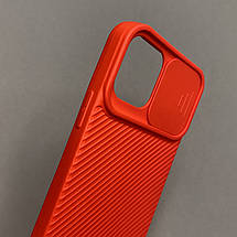 Чохол для iPhone 12 щільний захист камери зі шторкою на камері чохол на айфон 12 червоний, фото 3