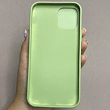 Чохол для iPhone 12 щільний захист камери зі шторкою на камері чохол на айфон 12 фісташковий, фото 2