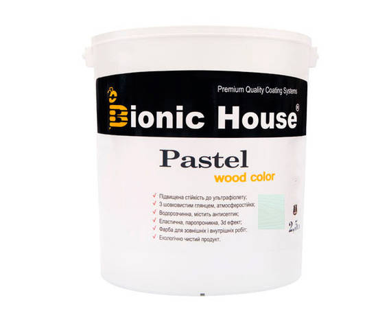 Фарба для дерева PASTEL Wood Color Bionic-House 2,5л Мальдіви Р215, фото 1