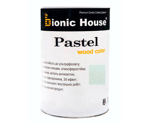 Фарба для дерева PASTEL Wood Color Bionic-House 0,8л Мальдіви Р215, фото 1