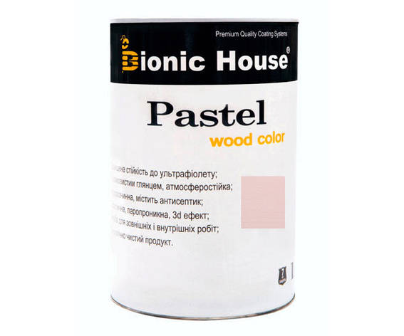 Фарба для дерева PASTEL Wood Color Bionic-House 0,8л Фіалка Р207, фото 1