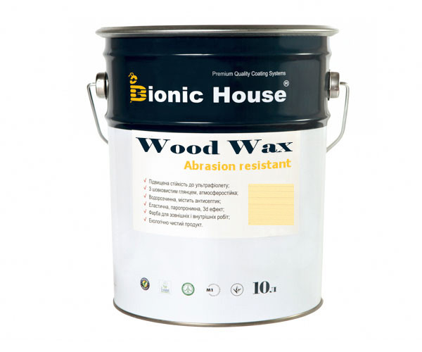 Фарба для дерева WOOD WAX Bionic-House 10л Слонова кістка А102