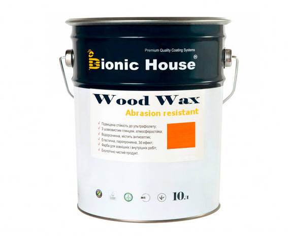 Фарба для дерева WOOD WAX Bionic-House 10л Пінія, фото 1