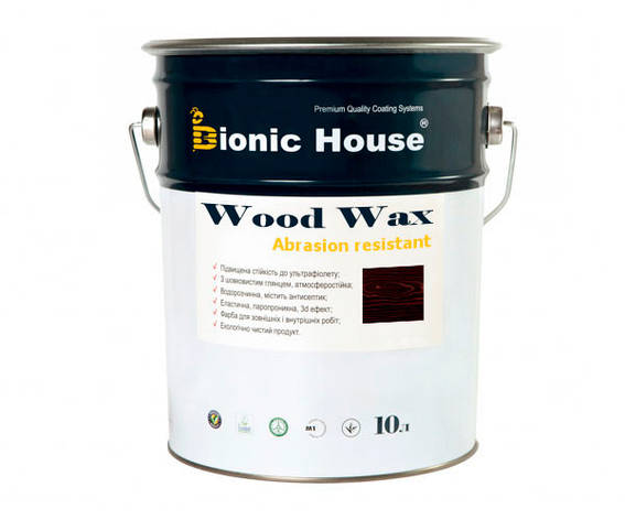 Фарба для дерева WOOD WAX Bionic-House 10 л Рожеве дерево, фото 1