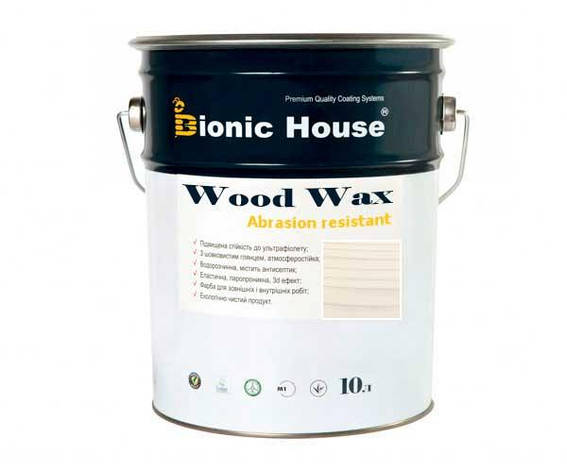 Фарба для дерева WOOD WAX Bionic-House 10л Жасмін, фото 1