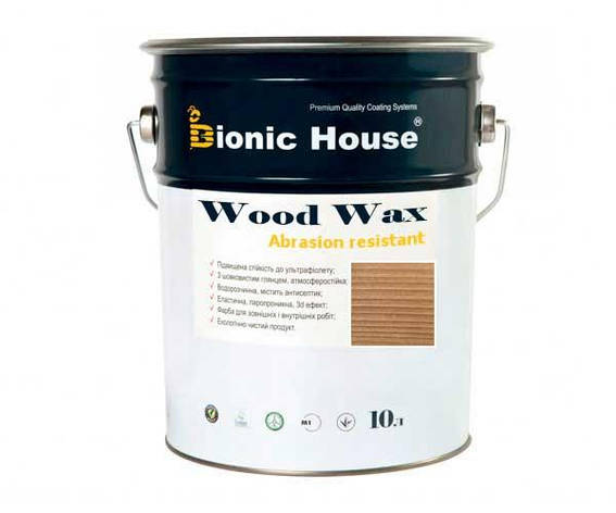 Фарба для дерева WOOD WAX Bionic-House 10 л Клен, фото 1
