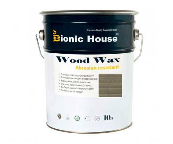 Фарба для дерева WOOD WAX Bionic-House 10л Вільха, фото 1