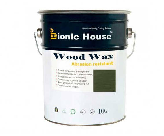 Фарба для дерева WOOD WAX Bionic-House 10 л Мірт, фото 1