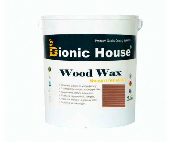 Фарба для дерева WOOD WAX Bionic-House 2,5 л Сандал, фото 1