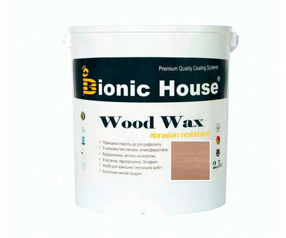 Фарба для дерева WOOD WAX Bionic-House 2,5л Індіго, фото 1