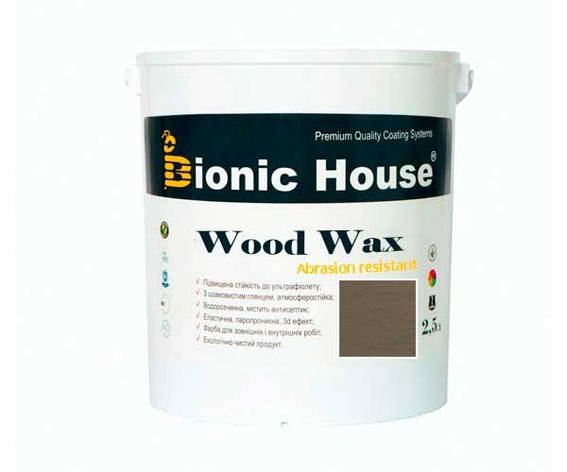 Фарба для дерева WOOD WAX Bionic-House 2,5 л Умбра, фото 1