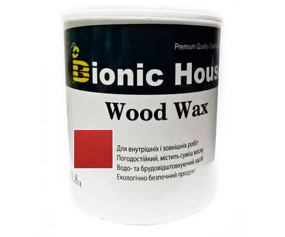 Фарба для дерева WOOD WAX Bionic-House 0,8 л Барбарис, фото 1