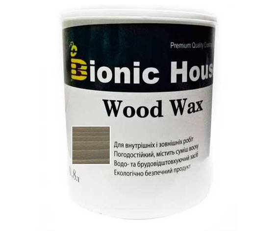 Фарба для дерева WOOD WAX Bionic-House 0,8л Вільха, фото 1