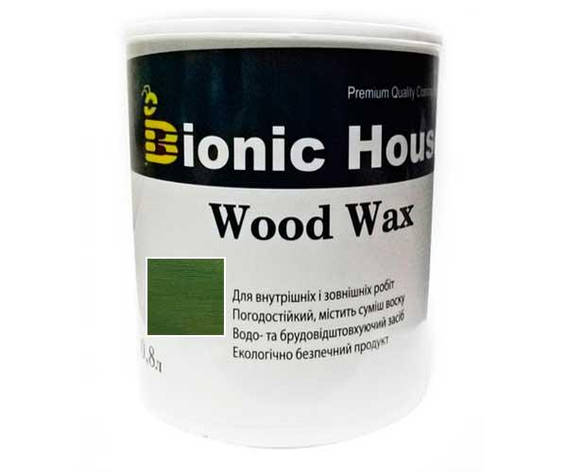Фарба для дерева WOOD WAX Bionic-House 0,8 л Кипарис, фото 1