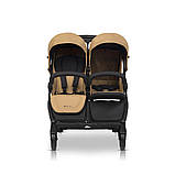 Коляска прогулянкова для двійнят Euro-Cart Doblo 2024 EGDOB24-03 Camel, фото 5