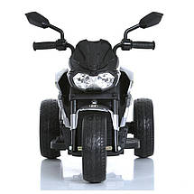 Мотоцикл електричний триколісний дитячий Bambi (1 мотор 25W, 1 акумулятор 12V5A, MP3, USB) M 5825ES-11, фото 2