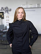 Сорочка Leo зі стійкою Жіноча Чорна S, фото 2