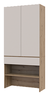 Передпокій Doros Спліт Дуб Артізан/Кашемір ДСП 94х39х200 (44900270)