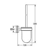 Йоршик для унітазу настінний Grohe QuickFix Start Cube 40977000, фото 2