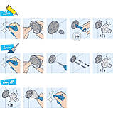 Йоршик для унітазу настінний Grohe QuickFix Start Cube 40977000, фото 4