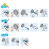 Йоршик для унітазу настінний Grohe QuickFix Start Cube 409772430, фото 4