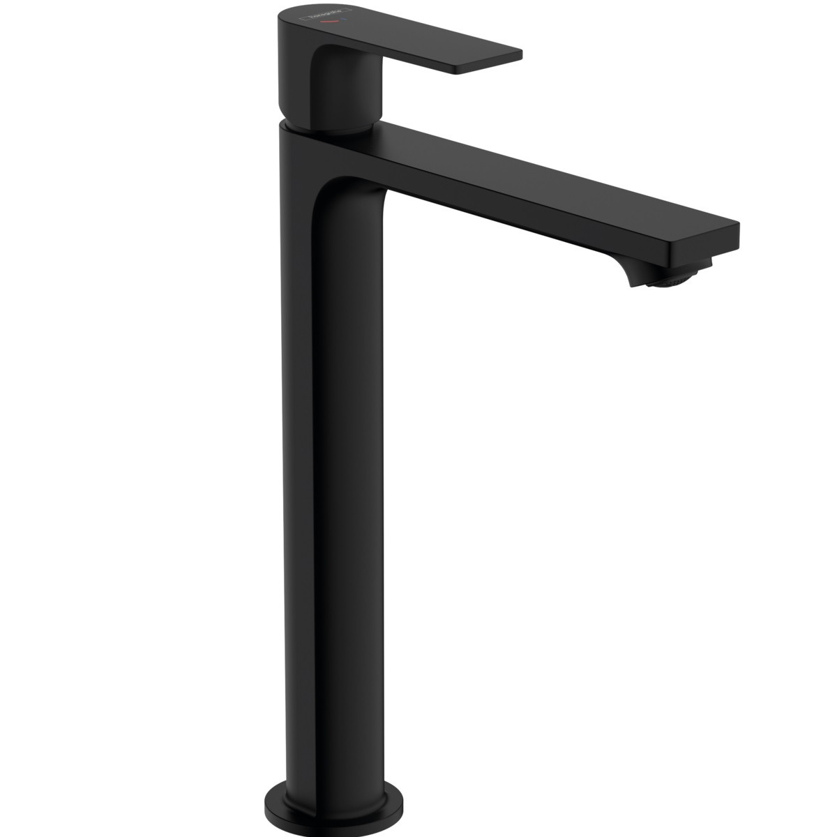 72591670 Rebris E Змішувач д/раковини 240 CoolStart EcoSmart+ з д/к, чорний матовий (1 сорт), фото 1