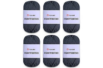 Паковання YarnArt Macrame, Сірий No159, 6 шт.