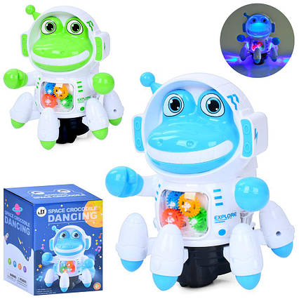 Музична іграшка робот, їздить/танцює, шестірні JQ118