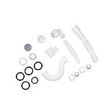 Сифон для ванни Kroner KRP — BS01 1 1/2"х40/50 мм із переливом, прямоточний, фото 3