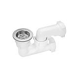 Сифон для душового піддона Kroner KRP — ST02 1 1/2"х40/50 мм з ревізією, фото 4