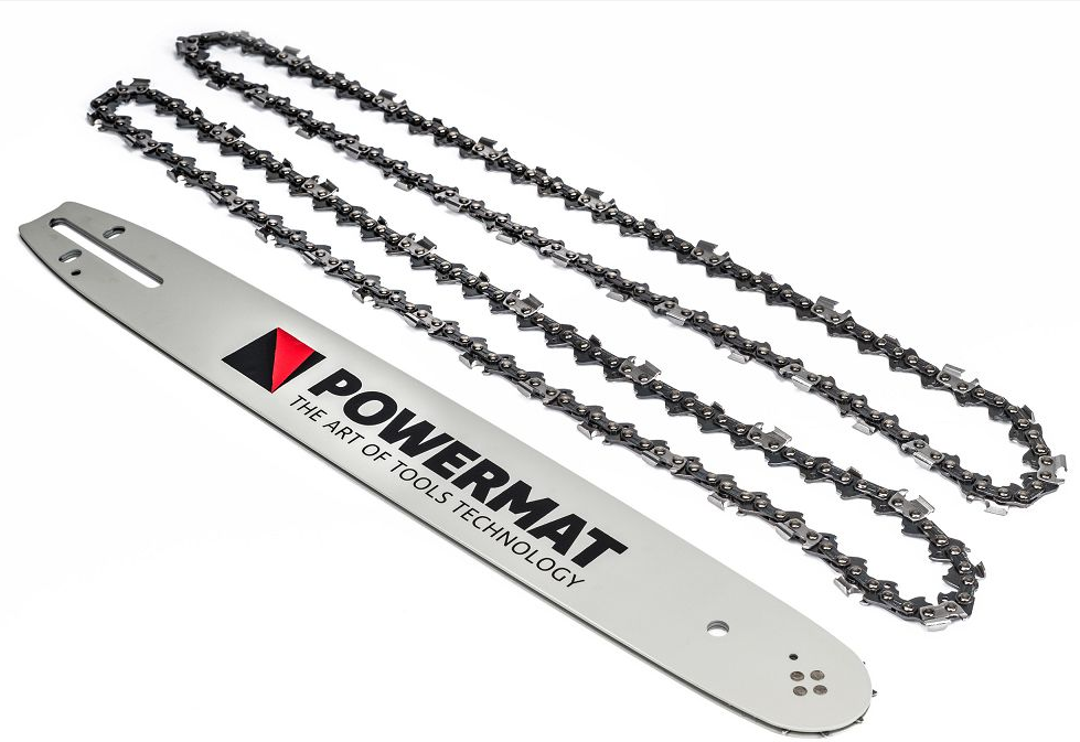 Шина до ланцюгової пили 16" 66 зубців Powermat PM0876 шина до ланцюгової пили