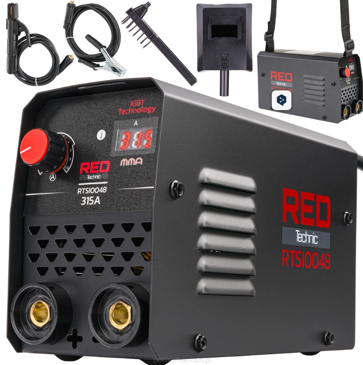 Зварювальний апарат 20-315 А Red Technic RTSI0048 інвертор зварювальний