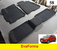3D килимки EvaForma на Chery Tiggo 2 '16-, 3D килимки EVA