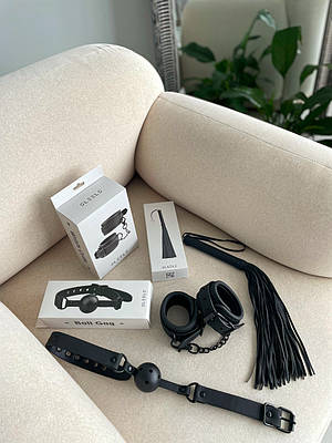 Комбо набір для рольових садо-мазо ігор. Еротичні іграшки для дорослих. БДСМ атрибутика бренду SLEELS