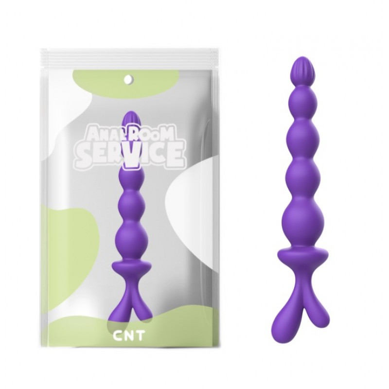 Анальне намисто Heart Base Anal Bead Purple Bomba💣