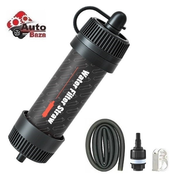 Туристичний Індивідуальний портативний фільтр для очищення води Water Filter Staraw 0.1 мікрон Фільтр для води похідний