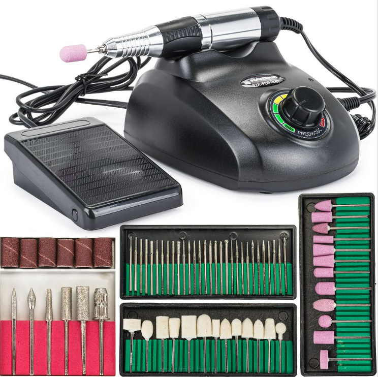 Фрезер для манікюру 45 Вт, 1,3 кг Powermat PM0737 фрезер для манікюру і педикюру, фото 1