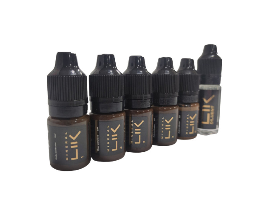 Набір пігментів для татуажу LIK MINERAL 10 ml