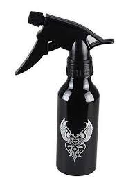 Розпилювач алюмінієвий для тату спрей батл 250ml Black з крилами.