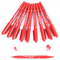 Маркер двосторонній трансферний для татуажу червоний