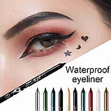 Олівець - маркер двосторонній для татуажу TFT EYELINER Коричневий, фото 3
