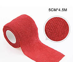 Бандажна стрічка для тату тримача 5см*5м Червона