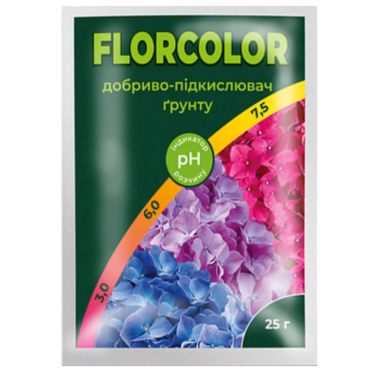 Добриво - підкислювач грунту "Florcolor" ТМ "Сенат" ,25 гр.