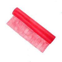 Простирадло одноразове на кушетку червона (ширина 60 см)