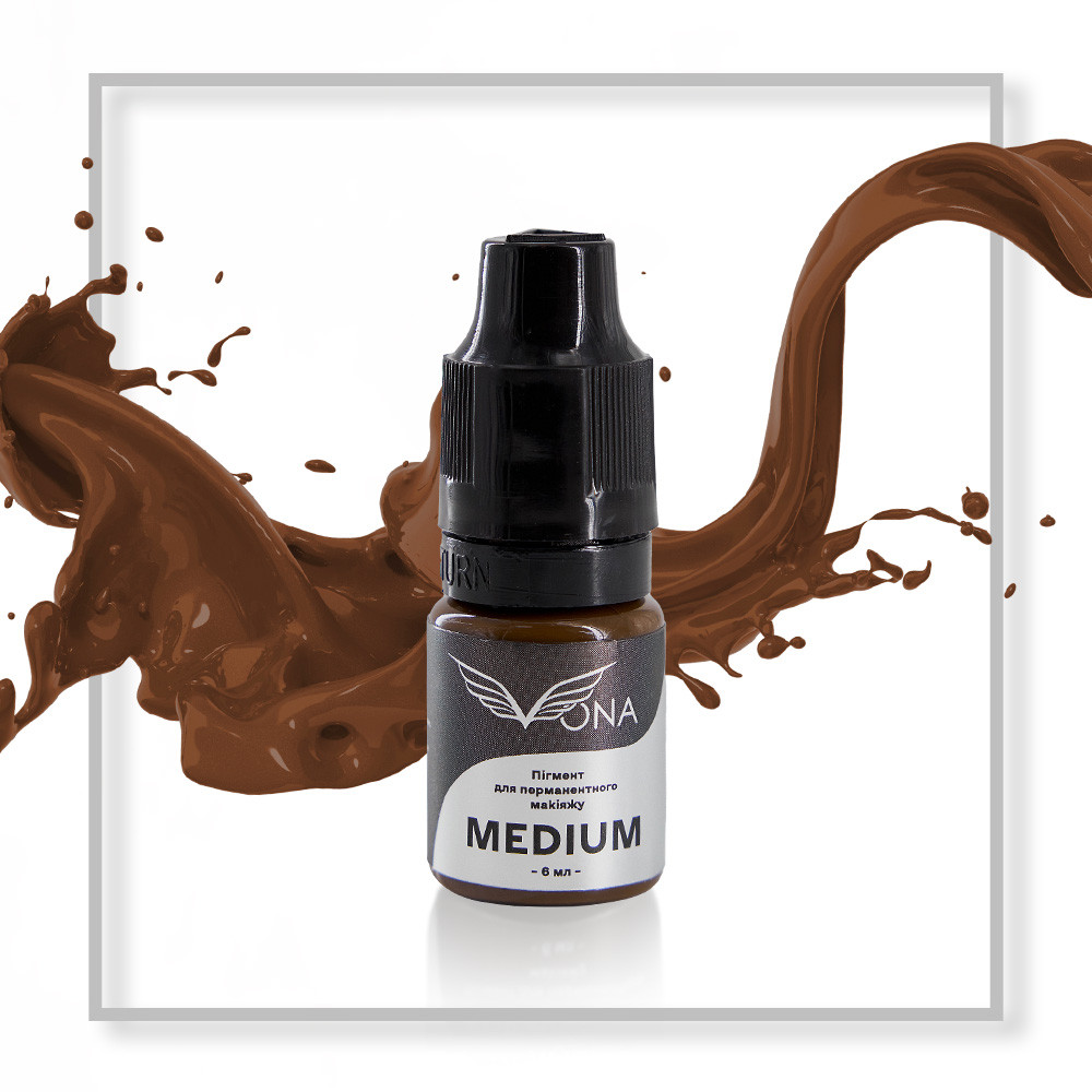Пігмент для татуажу брів VONA Medium 6 мл, фото 1