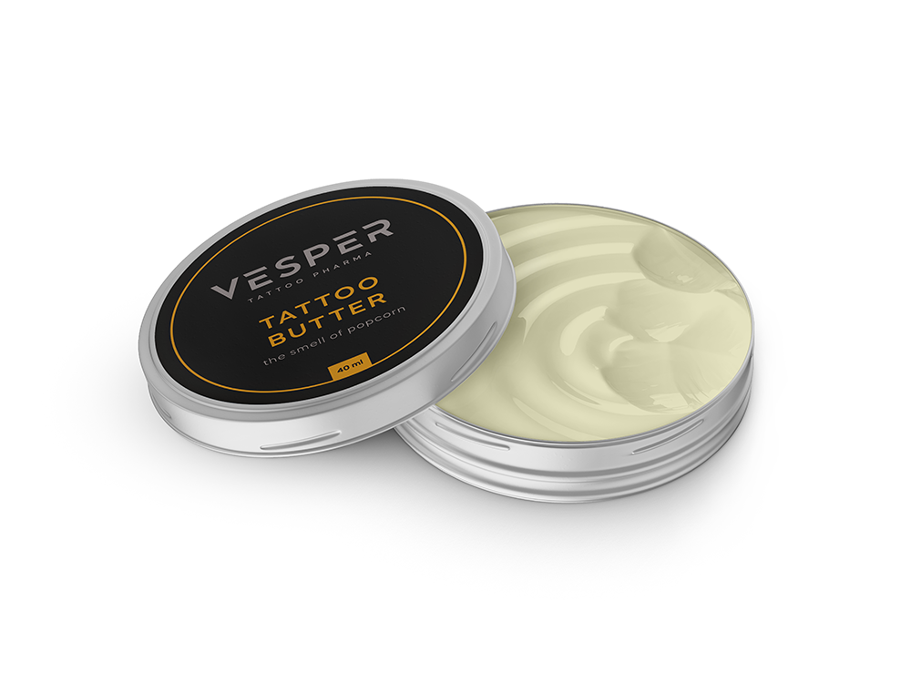 Тату баттер олія Vesper POPCORN, 120 мл
